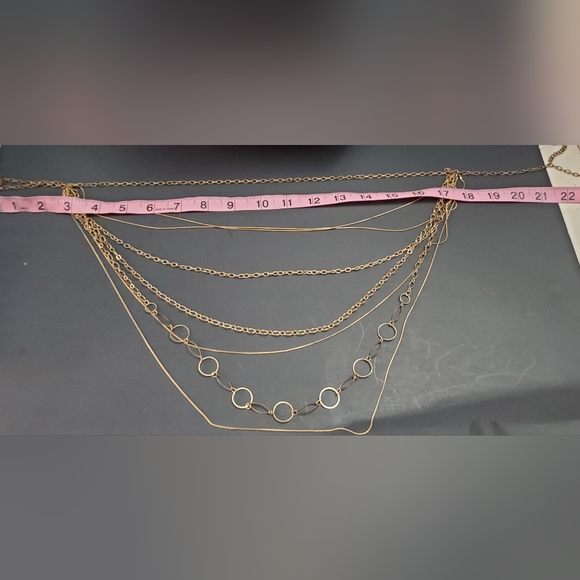 Stylish multi-strand necklace - Picture 4 of 6